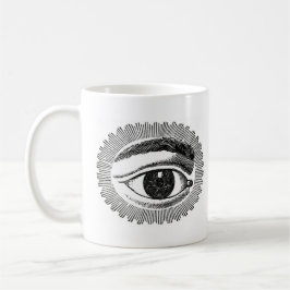 Auge Kaffeetasse