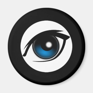 Auge kann Sie sehen Magnet