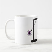 Auge-Knallenden Newtons Wiegen-Tasse Kaffeetasse (Links)