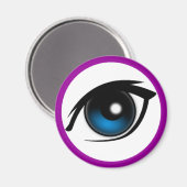 AUGE KÖNNEN SIE MAGNET SEHEN (Vorderseite/Rückseite)