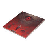 Auge Kreaturen Surrealer Horror Kunst Fliese (Seite)