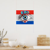 Auge Kroatiens Poster (Küche)