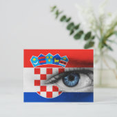 Auge Kroatiens Postkarte (Stehend Vorderseite)