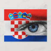 Auge Kroatiens Postkarte (Vorderseite)