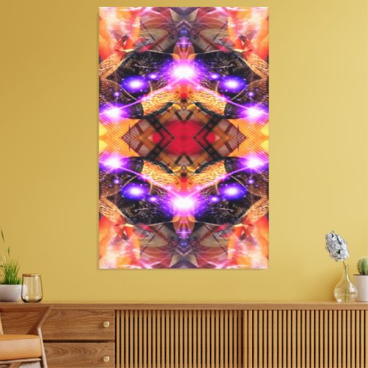 Auge Leinwanddruck (Insitu (Wohnzimmer))