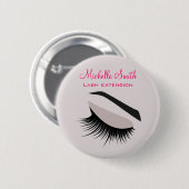 Auge mit langen Strichen lasch markieren Button (Vorne & Hinten)