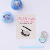 Auge mit langen Strichen lasch markieren Flyer (Einzeln)