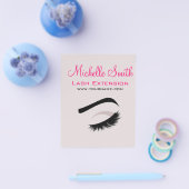 Auge mit langen Strichen lasch markieren Flyer (Einzeln)