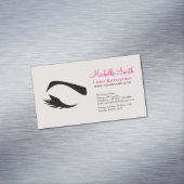 Auge mit langen Strichen lasch markieren Magnetische Visitenkarte (Beispiel)
