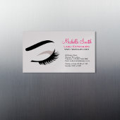 Auge mit langen Strichen lasch markieren Magnetische Visitenkarte
