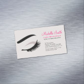 Auge mit langen Strichen lasch markieren Magnetische Visitenkarte (Beispiel)