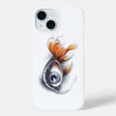Auge mit Schwanz Surreal zeichnend Kunst Case-Mate iPhone Hülle (Rückseite)