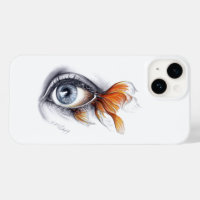 Auge mit Schwanz Surreal zeichnend Kunst