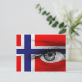 Auge Norwegens Postkarte (Stehend Vorderseite)