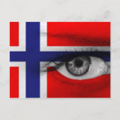Auge Norwegens Postkarte (Vorderseite)