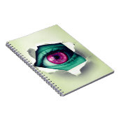 Auge Notizblock (Rechte Seite)