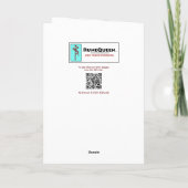 Auge Odin Viking Bindrune Grußkarte Dankeskarte (Rückseite)