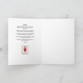 Auge Odin Viking Bindrune Grußkarte Dankeskarte (Innenseite)