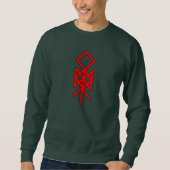 Auge Odin Viking Bindrune Sweatshirt (Vorderseite)