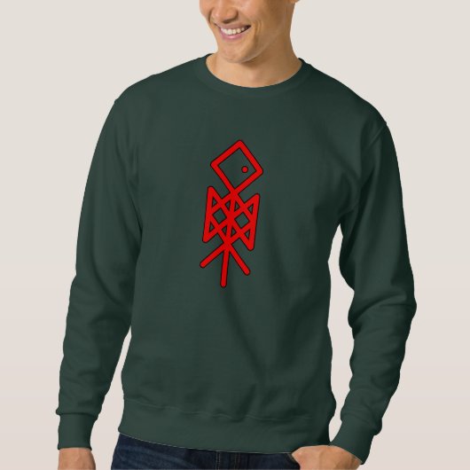 Auge Odin Viking Bindrune Sweatshirt (Vorderseite)
