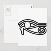 Auge_of_Horus Postkarte (Vorne/Hinten)