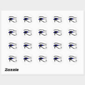 Auge_of_Horus Runder Aufkleber (Blatt)