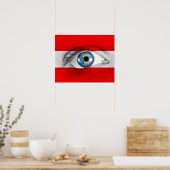 Auge Österreichs Poster (Küche)