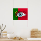 Auge Portugals Poster (Küche)