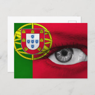 Auge Portugals Postkarte