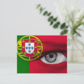 Auge Portugals Postkarte (Stehend Vorderseite)
