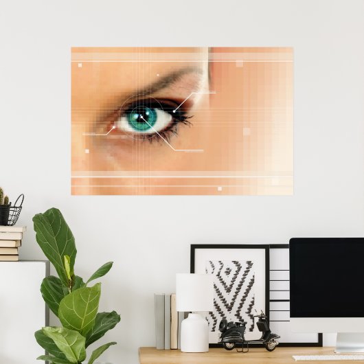 Auge Poster (Heimbüro)