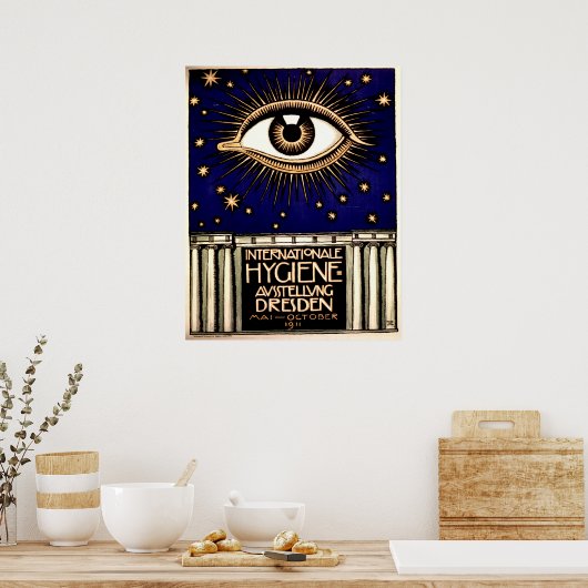 Auge Poster (Küche)