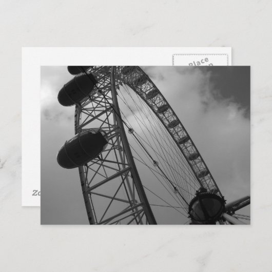 Auge Postkarte (Vorne/Hinten)