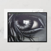 Auge Postkarte (Vorne/Hinten)