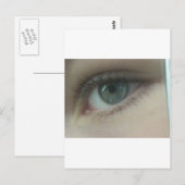 Auge Postkarte (Vorne/Hinten)