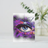 Auge Postkarte (Stehend Vorderseite)