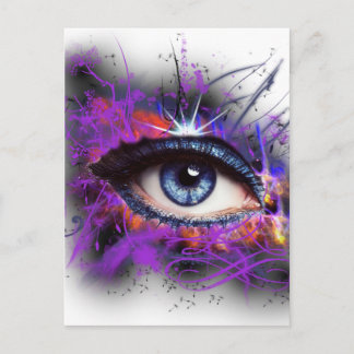 Auge Postkarte