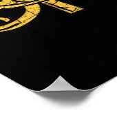 Auge Re ägyptische Hieroglyphen Ägypten Pyramide Poster (Ecke)