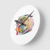 Auge Runde Wanduhr (Winkel)