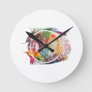 Auge Runde Wanduhr