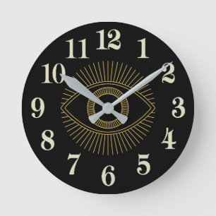 Auge Runde Wanduhr
