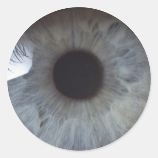 Auge Runder Aufkleber (Vorderseite)
