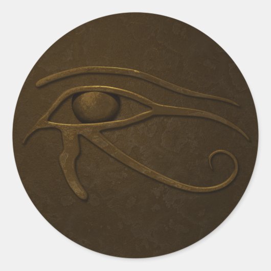 Auge Runder Aufkleber (Vorderseite)