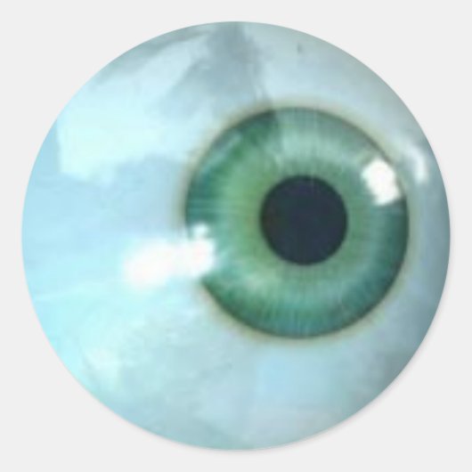 Auge Runder Aufkleber (Vorderseite)