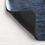 Auge sehen Sie schwarze Katze Mousepad (Ecke)