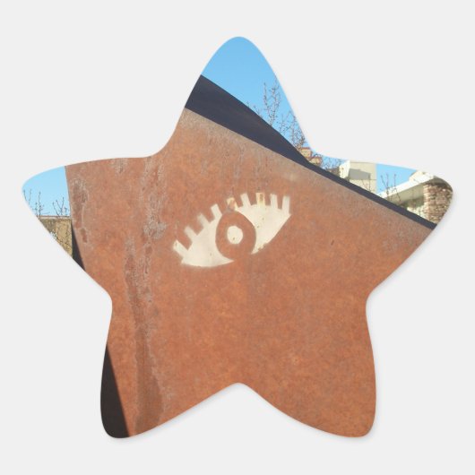 Auge siehst Sie Aufkleber (Vorderseite)