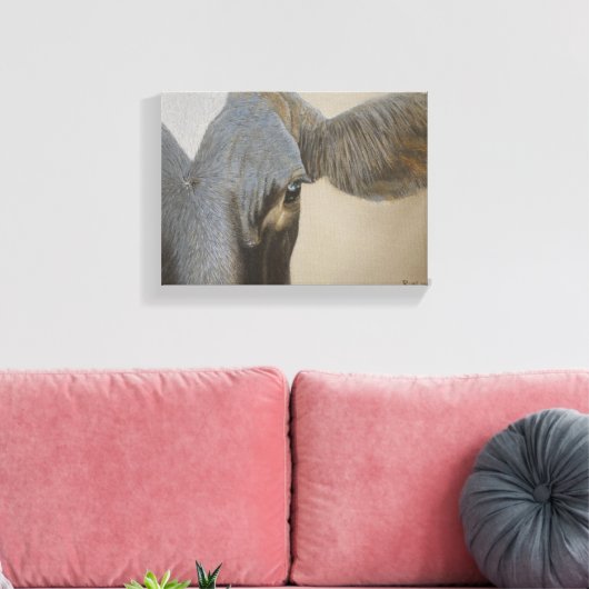 Auge sieht dich leinwanddruck (Insitu (Wohnzimmer))