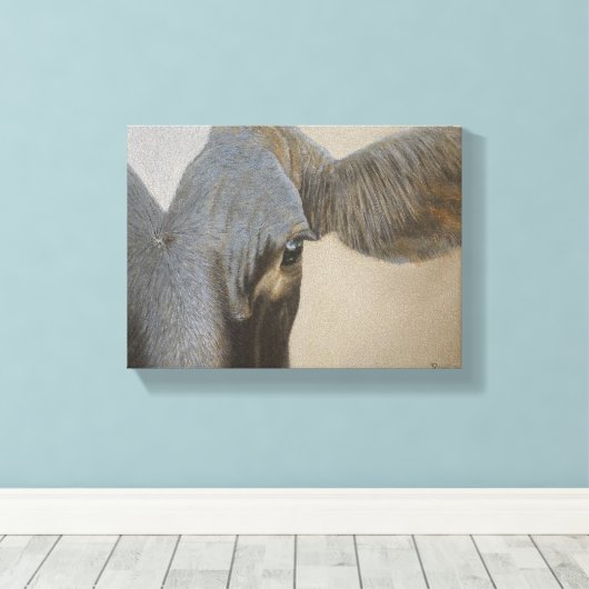 Auge sieht dich leinwanddruck (Insitu (Holzboden))