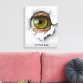 Auge sieht dich leinwanddruck (Insitu (Wohnzimmer))