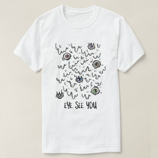 Auge sieht dich T-Shirt (Design vorne)